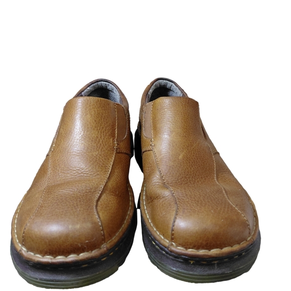 Dr. Martens Tevin Brown Leather Slip On Shoes Men’s 8 Women’s 9 Comfort Loafers - Picture 6 of 9